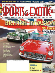 HEMMINGS SPORTS & EXOTIC CAR 2007 JULY - MG TD,JAGS,LOTUS ESPRIT, SUNBEAM TIGER